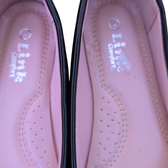 Black patent leather ballet flats Link Comfort size 1 - Picture 4 of 4